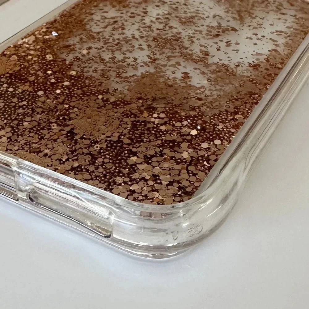 Casemate 11 Pro Max Waterfall Glitter Case Rose Gold
